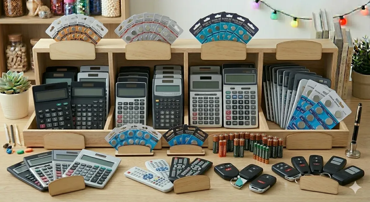 Calculators & Batteries