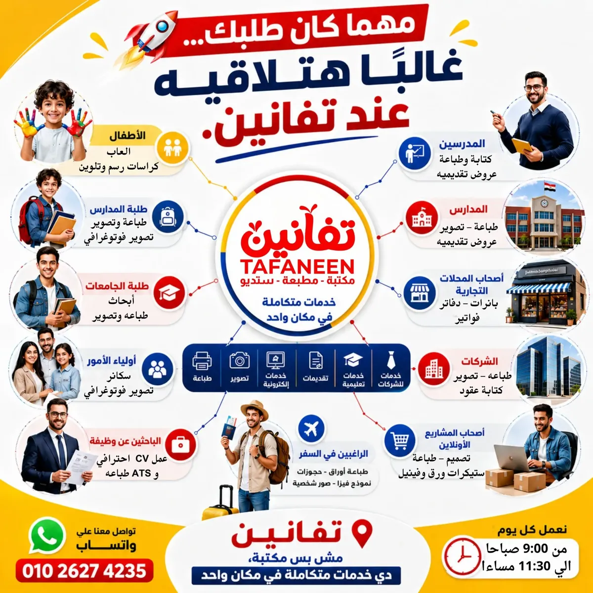 خدمات الطلاب والأعمال 4